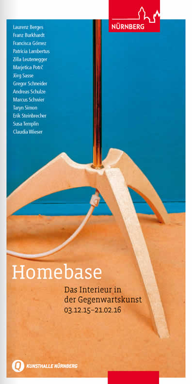 Flyer exhibition Homebase Kunsthalle Nuremberg
